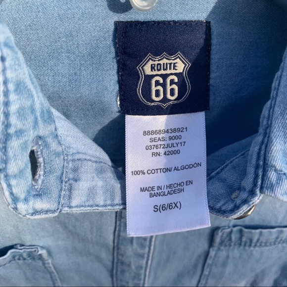 Chambray Shirt Dress - Picture 4 of 5